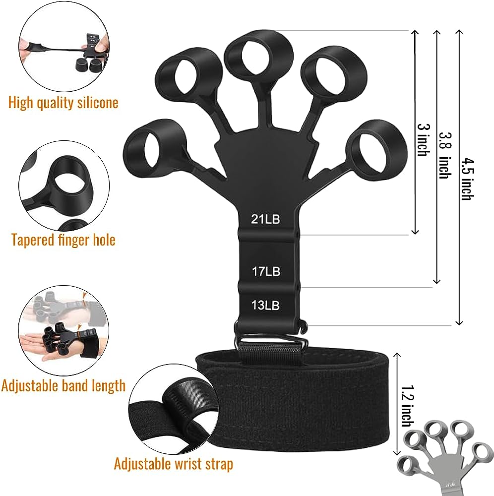 Precision Finger & Forearm Trainer – Advanced Silicone Resistance Tool