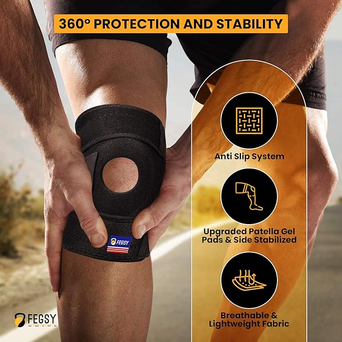 Active Stability Knee Support – Anatomical Comfort for Daily Performance