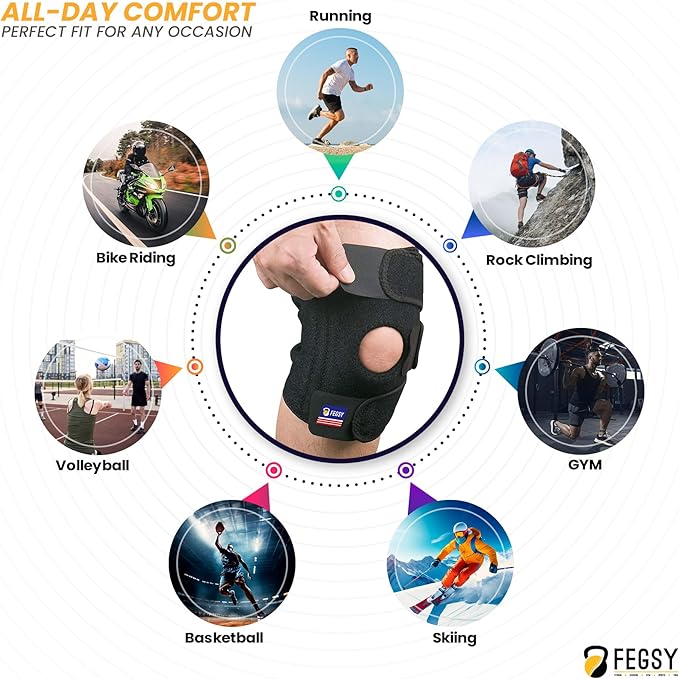 Active Stability Knee Support – Anatomical Comfort for Daily Performance