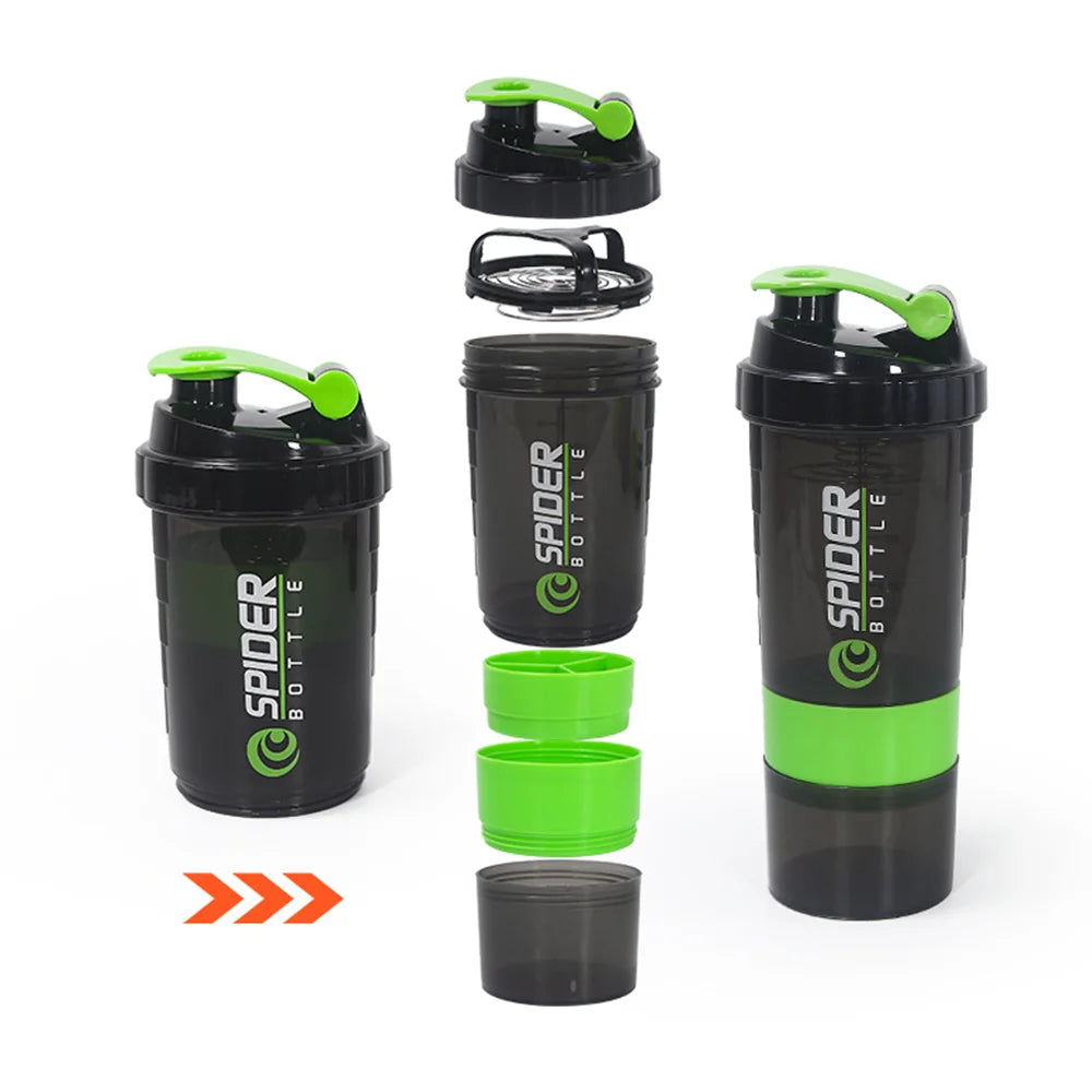 All-in-One 3-Layer Fitness Shaker – Your Daily Nutrition, Simplified