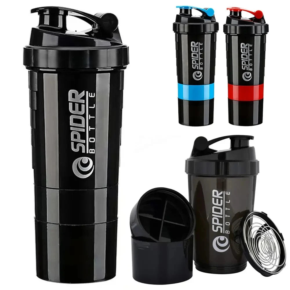 All-in-One 3-Layer Fitness Shaker – Your Daily Nutrition, Simplified