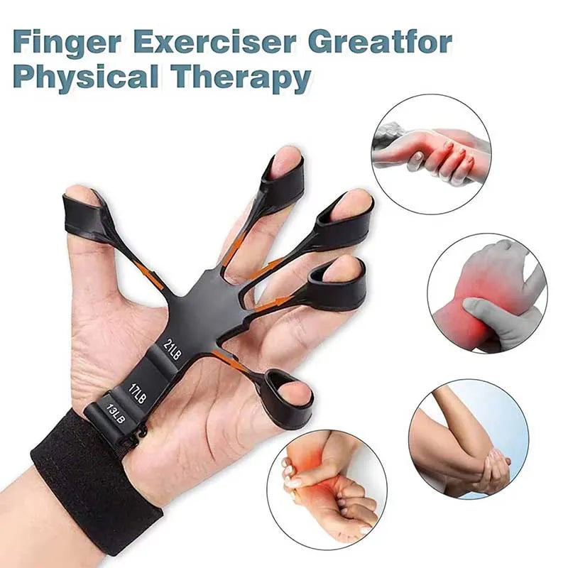 Precision Finger & Forearm Trainer – Advanced Silicone Resistance Tool