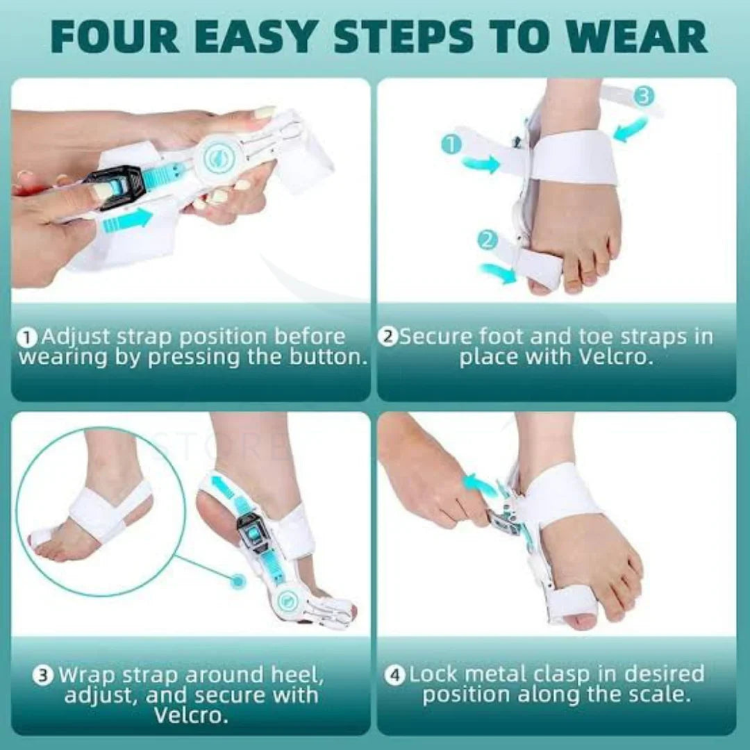Hinged Comfort Bunion Splint – Advanced Toe Alignment & Mobility Support