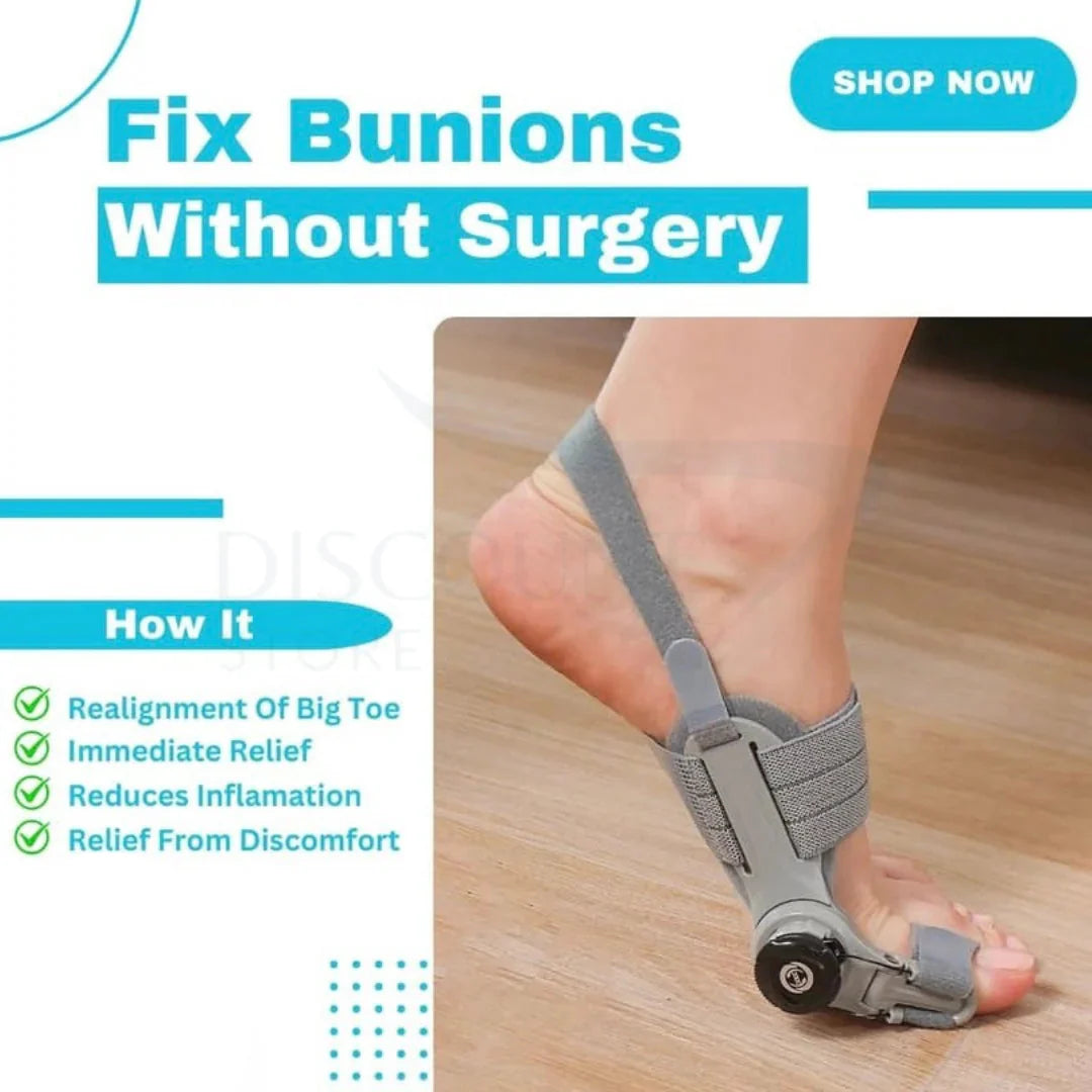 Hinged Comfort Bunion Splint – Advanced Toe Alignment & Mobility Support